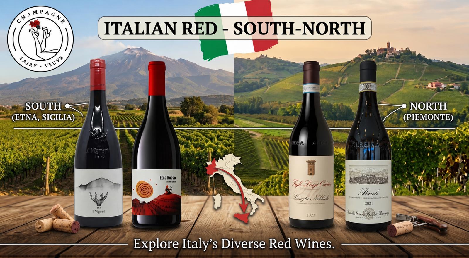 Italy Red - North South